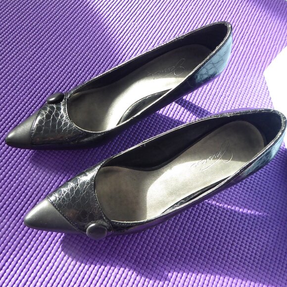 Jessica High Heel Black Pumps - Picture 1 of 10